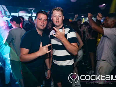 A professional photo of guests enjoying themselves at Cocktails Nightclub from our gallery.