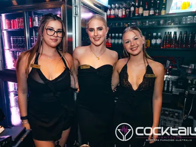 A professional photo of guests enjoying themselves at Cocktails Nightclub from our gallery.