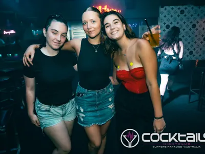 A professional photo of guests enjoying themselves at Cocktails Nightclub from our gallery.