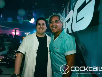 A professional photo of guests enjoying themselves at Cocktails Nightclub from our gallery.