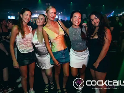 A professional photo of guests enjoying themselves at Cocktails Nightclub from our gallery.