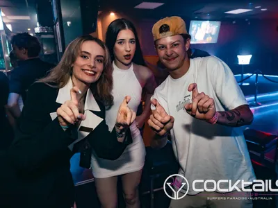 A professional photo of guests enjoying themselves at Cocktails Nightclub from our gallery.