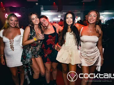 A professional photo of guests enjoying themselves at Cocktails Nightclub from our gallery.