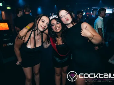 A professional photo of guests enjoying themselves at Cocktails Nightclub from our gallery.