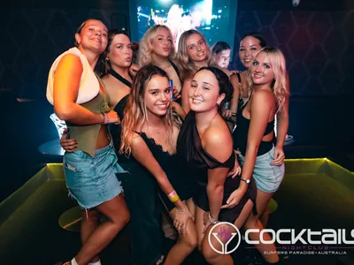 A professional photo of guests enjoying themselves at Cocktails Nightclub from our gallery.