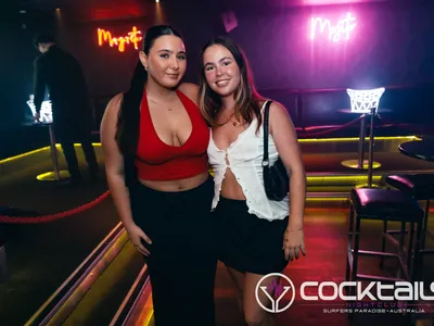 A professional photo of guests enjoying themselves at Cocktails Nightclub from our gallery.