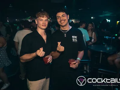 A professional photo of guests enjoying themselves at Cocktails Nightclub from our gallery.