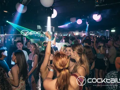 A professional photo of guests enjoying themselves at Cocktails Nightclub from our gallery.