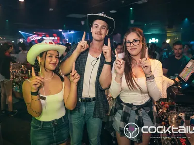 A professional photo of guests enjoying themselves at Cocktails Nightclub from our gallery.