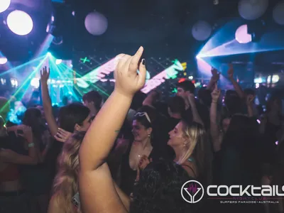 A professional photo of guests enjoying themselves at Cocktails Nightclub from our gallery.