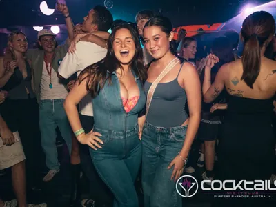 A professional photo of guests enjoying themselves at Cocktails Nightclub from our gallery.