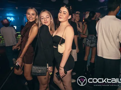 A professional photo of guests enjoying themselves at Cocktails Nightclub from our gallery.