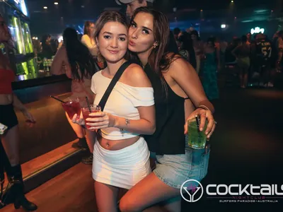 A professional photo of guests enjoying themselves at Cocktails Nightclub from our gallery.