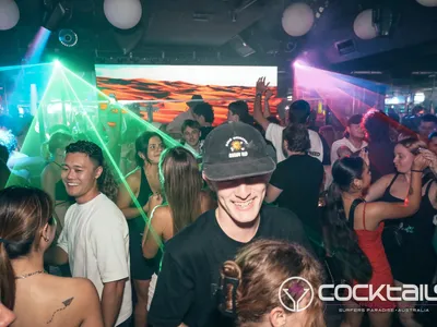 A professional photo of guests enjoying themselves at Cocktails Nightclub from our gallery.