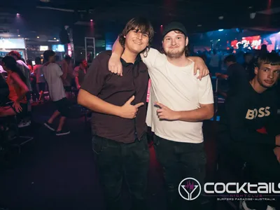 A professional photo of guests enjoying themselves at Cocktails Nightclub from our gallery.