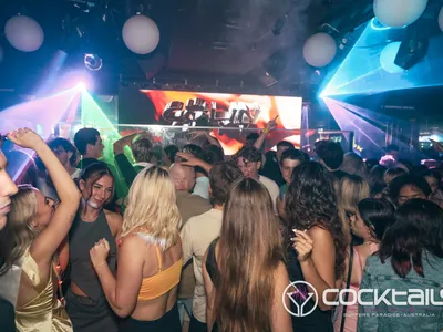 A professional photo of guests enjoying themselves at Cocktails Nightclub from our gallery.