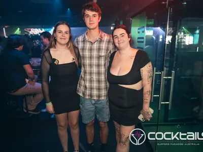 A professional photo of guests enjoying themselves at Cocktails Nightclub from our gallery.