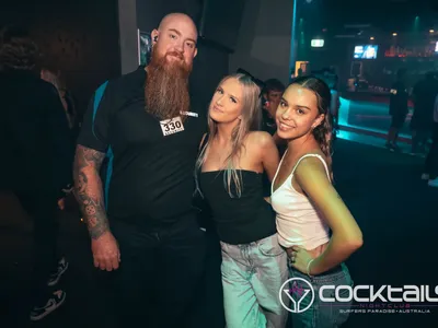 A professional photo of guests enjoying themselves at Cocktails Nightclub from our gallery.