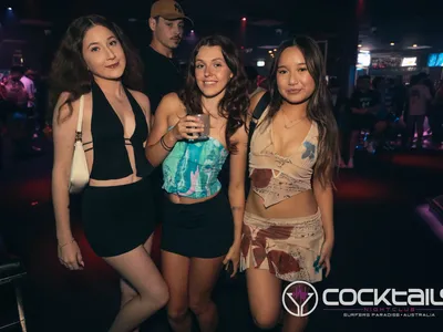 A professional photo of guests enjoying themselves at Cocktails Nightclub from our gallery.