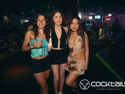 A professional photo of guests enjoying themselves at Cocktails Nightclub from our gallery.