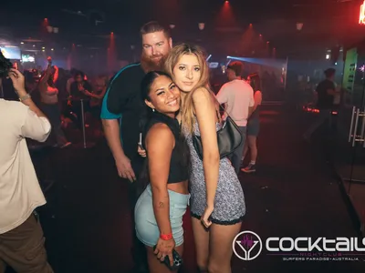 A professional photo of guests enjoying themselves at Cocktails Nightclub from our gallery.