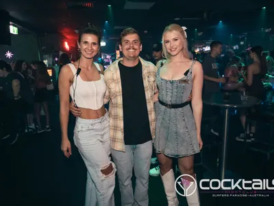 A professional photo of guests enjoying themselves at Cocktails Nightclub from our gallery.