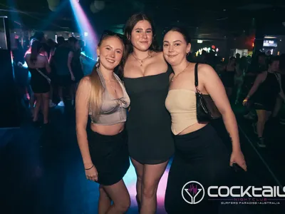 A professional photo of guests enjoying themselves at Cocktails Nightclub from our gallery.