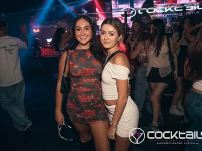 A professional photo of guests enjoying themselves at Cocktails Nightclub from our gallery.