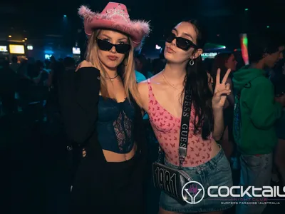 A professional photo of guests enjoying themselves at Cocktails Nightclub from our gallery.