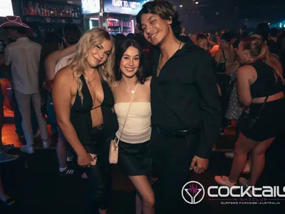 A professional photo of guests enjoying themselves at Cocktails Nightclub from our gallery.