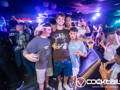 A professional photo of guests enjoying themselves at Cocktails Nightclub from our gallery.