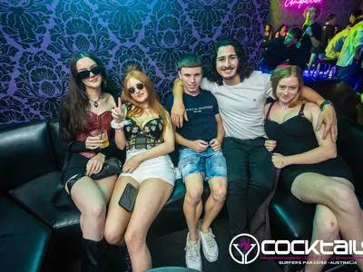 A professional photo of guests enjoying themselves at Cocktails Nightclub from our gallery.