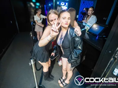 A professional photo of guests enjoying themselves at Cocktails Nightclub from our gallery.