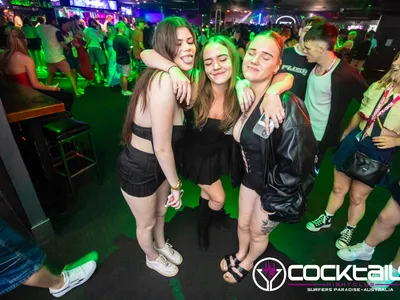 A professional photo of guests enjoying themselves at Cocktails Nightclub from our gallery.