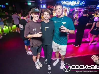 A professional photo of guests enjoying themselves at Cocktails Nightclub from our gallery.