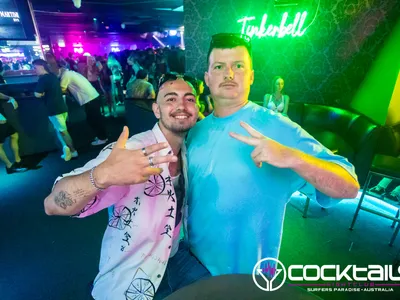 A professional photo of guests enjoying themselves at Cocktails Nightclub from our gallery.