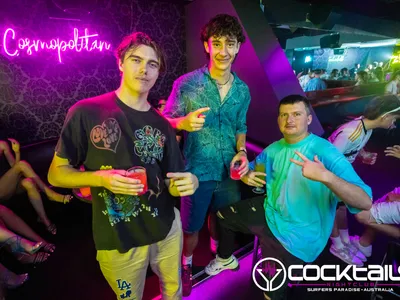 A professional photo of guests enjoying themselves at Cocktails Nightclub from our gallery.