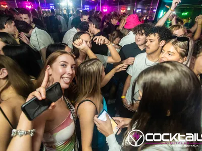 A professional photo of guests enjoying themselves at Cocktails Nightclub from our gallery.