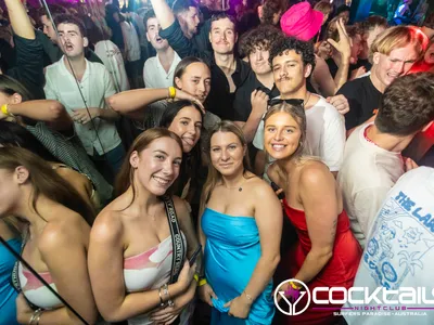 A professional photo of guests enjoying themselves at Cocktails Nightclub from our gallery.