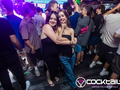 A professional photo of guests enjoying themselves at Cocktails Nightclub from our gallery.