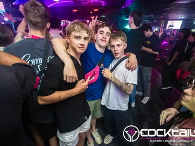 A professional photo of guests enjoying themselves at Cocktails Nightclub from our gallery.