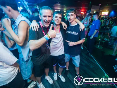 A professional photo of guests enjoying themselves at Cocktails Nightclub from our gallery.