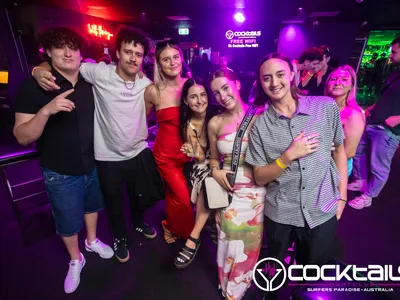 A professional photo of guests enjoying themselves at Cocktails Nightclub from our gallery.