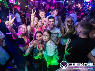 A professional photo of guests enjoying themselves at Cocktails Nightclub from our gallery.