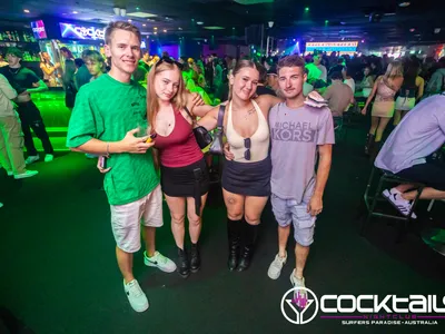 A professional photo of guests enjoying themselves at Cocktails Nightclub from our gallery.