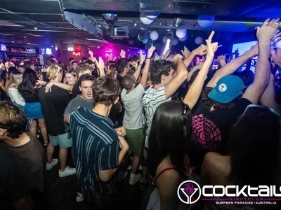 A professional photo of guests enjoying themselves at Cocktails Nightclub from our gallery.