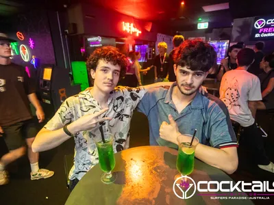 A professional photo of guests enjoying themselves at Cocktails Nightclub from our gallery.