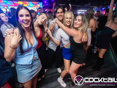 A professional photo of guests enjoying themselves at Cocktails Nightclub from our gallery.