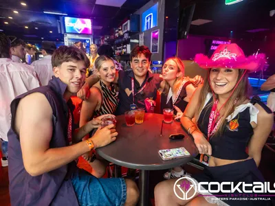 A professional photo of guests enjoying themselves at Cocktails Nightclub from our gallery.