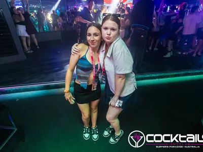 A professional photo of guests enjoying themselves at Cocktails Nightclub from our gallery.